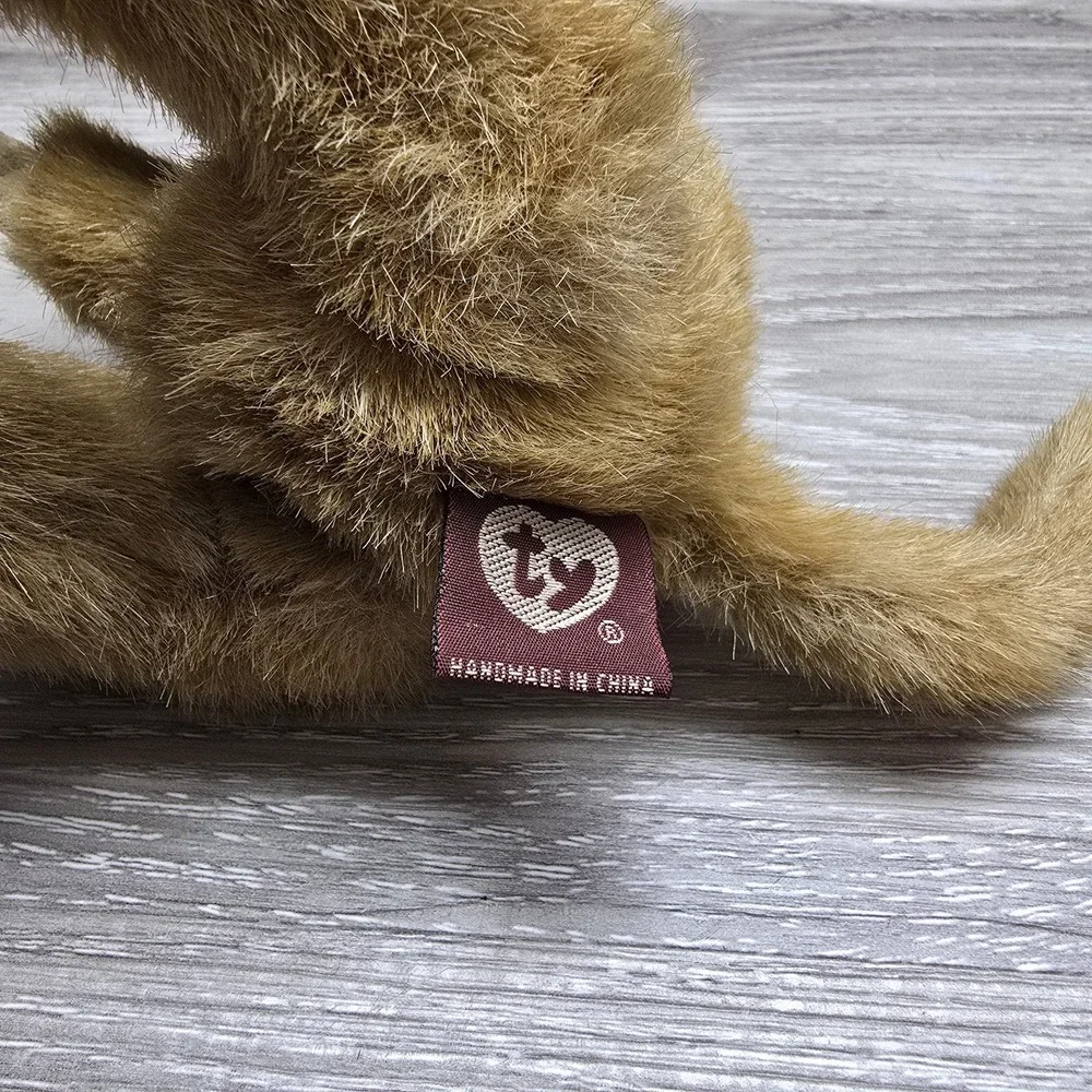 1993 Ty ‎ Attic Treasures - Ty Collectibles - MORGAN, brown monkey - w/tags